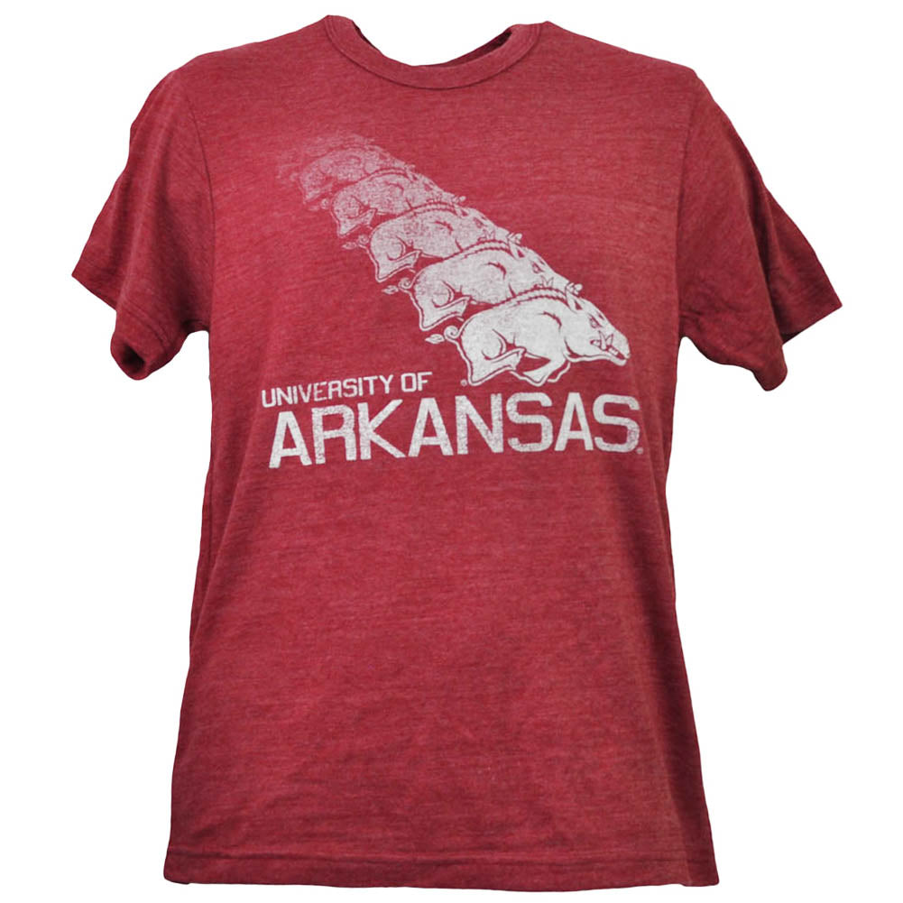 NCAA New Mexico Lobos Repeat Logo Tshirt Tee Mens Adult Short Sleeve Red