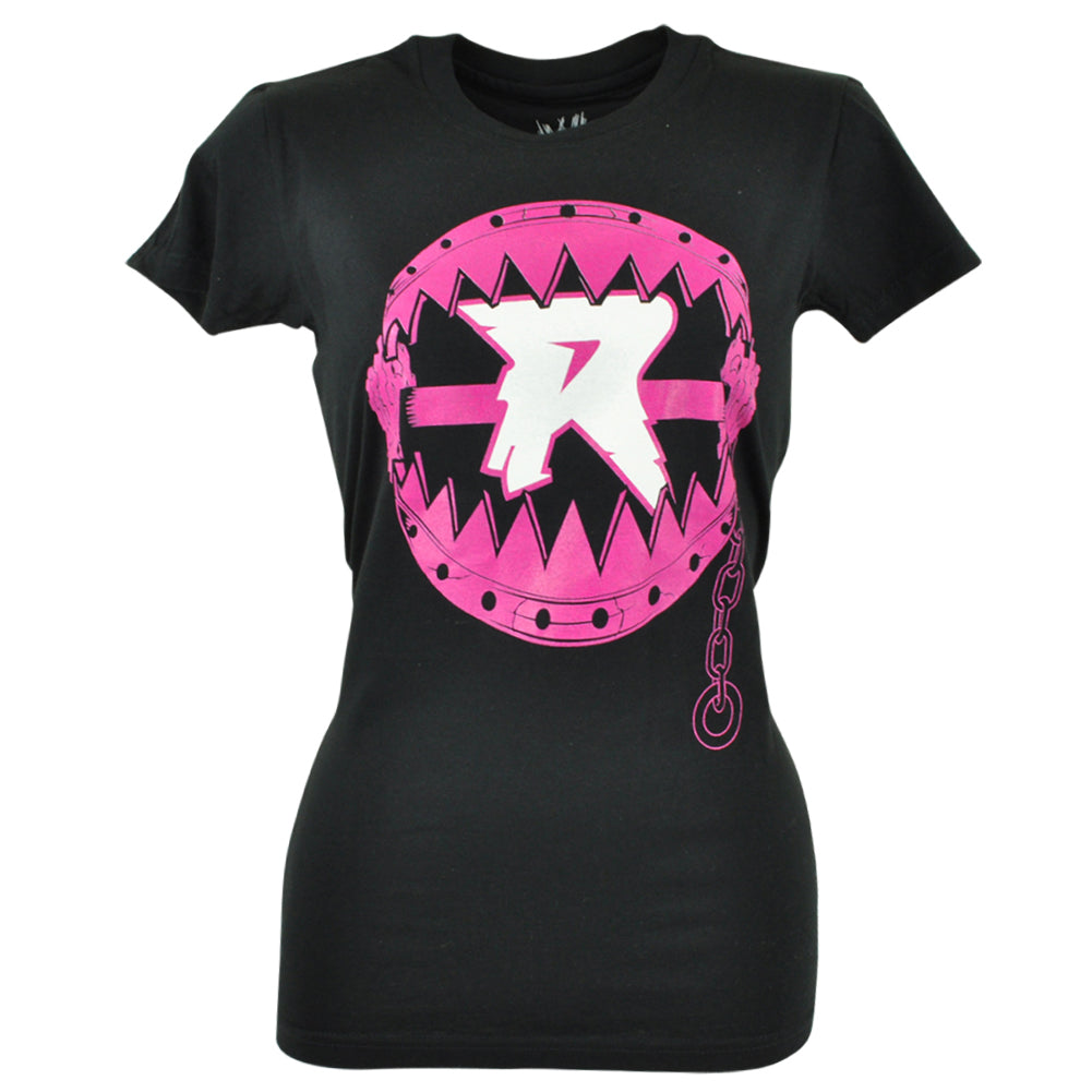WWE Rise Above Breast Cancer Awareness Wrestling Women Ladies Tshirt Tee