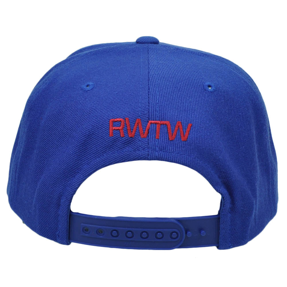 RWTW Logo Roll With The Winners Blue Winning Snapback Hat Cap Lebron Flat Bill