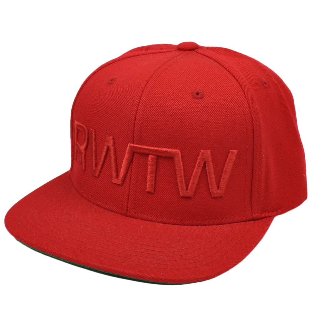 RWTW Logo Flag Roll With The Winners Red Winning Crew Snapback Hat Cap Lebron