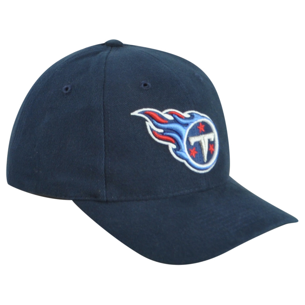 NFLTennessee Titans Navy Structured Adults Men Adjustable Curved Bill Hat Cap