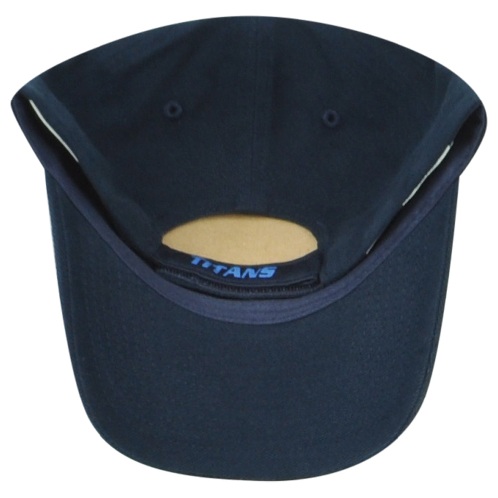 NFLTennessee Titans Navy Structured Adults Men Adjustable Curved Bill Hat Cap