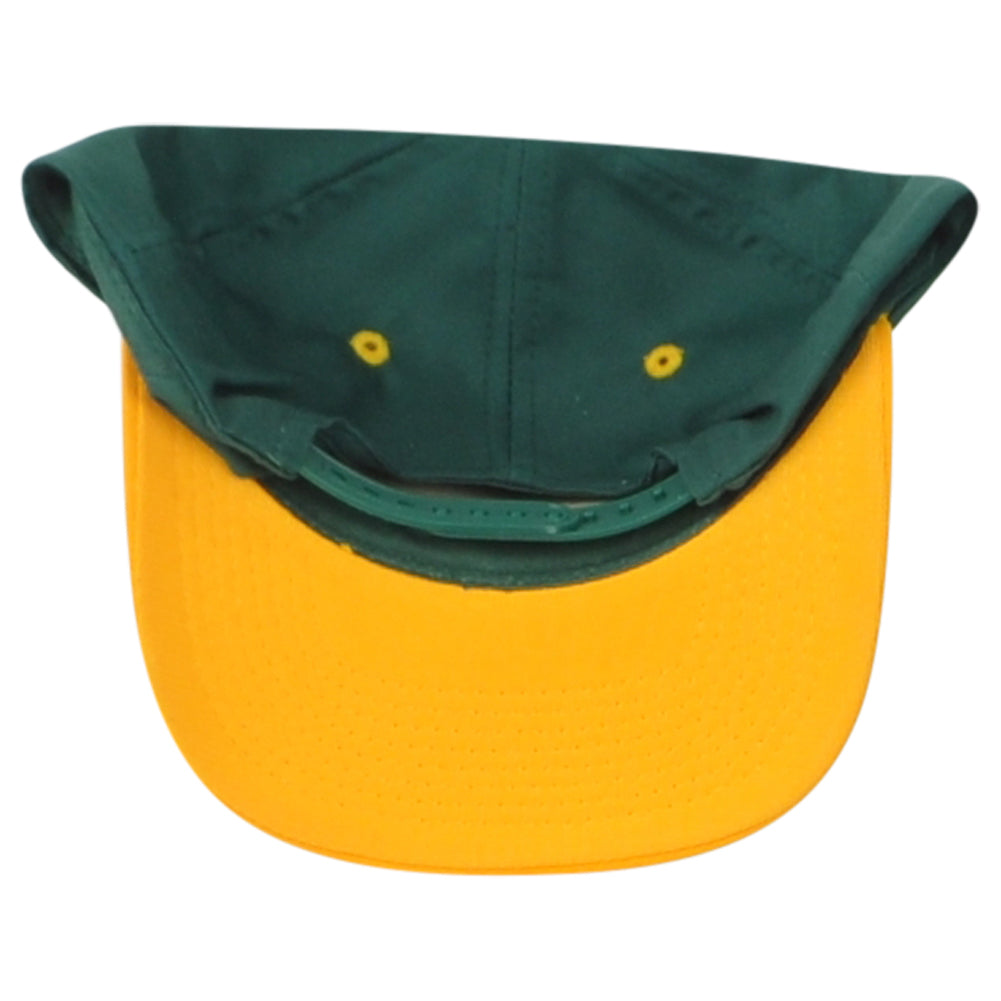NFL Green Bay Packers Adults Men Flat Bill Two Colors Snapback OSFM Hat Cap