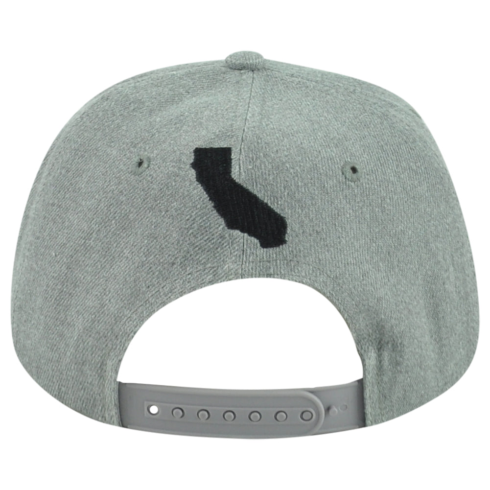 Grizzly Lids California Republic Cali State Bear USA Snapback Flat Bill Hat Cap