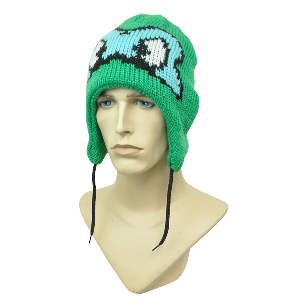 Reversible Mutant Ninja Turtles Leonardo Michelangelo Peruvian Beanie Crochet
