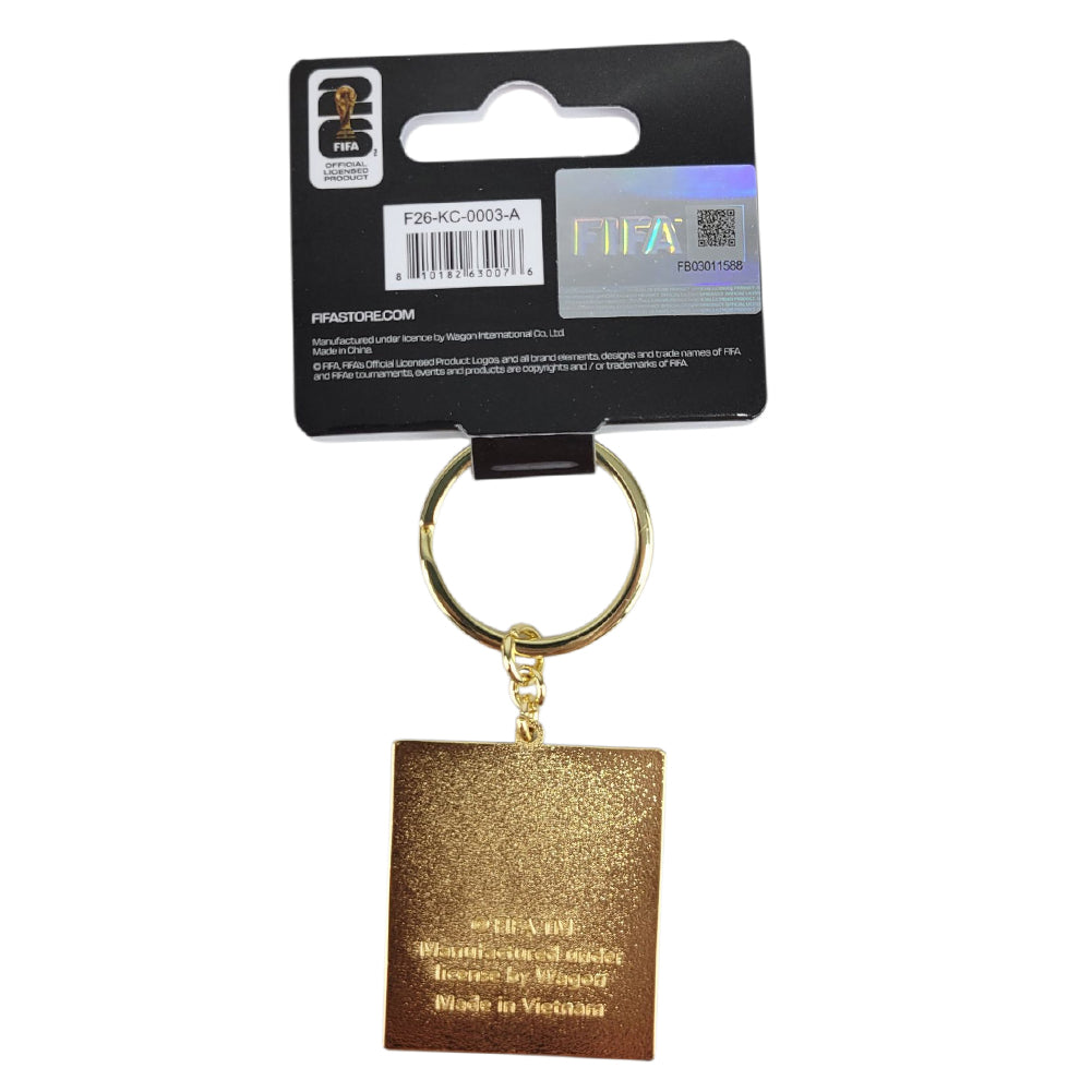 2026 Officially Licensed FIFA World Cup 2D Trophy Keychain 1.5in Soccer Futbol