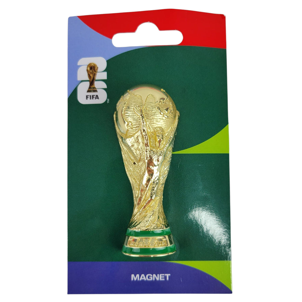 2026 Officially Licensed FIFA World Cup Trophy Magnet 70mm 2.5in Soccer Futbol