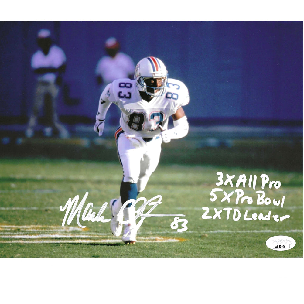 NFL Miami Dolphins Mark Clayton #83 8x10 Autograph Signed JSA Card Picture Photo