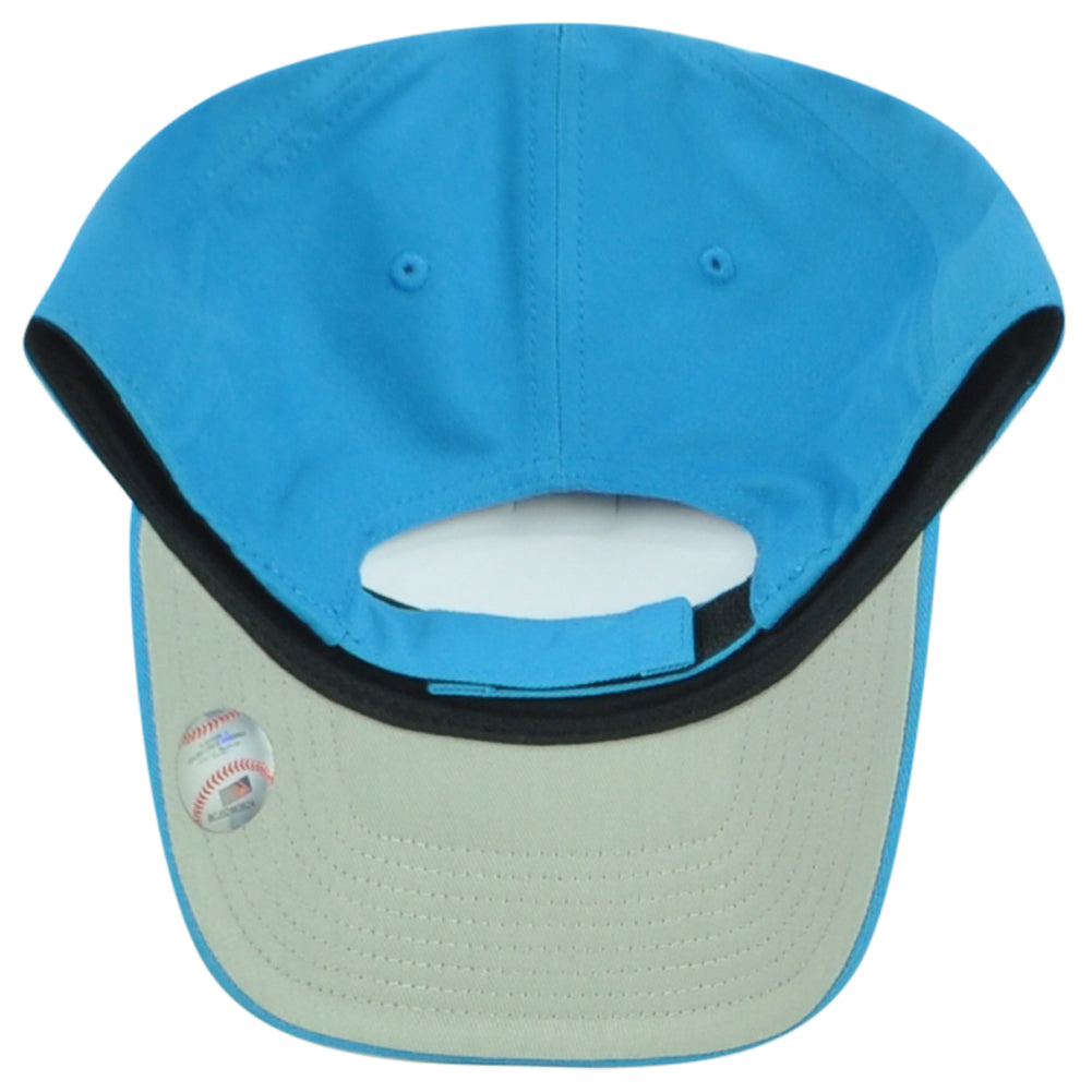 MLB Fan Favorite Miami Marlins Structured Adjustable Blue Curved Bill Hat Cap