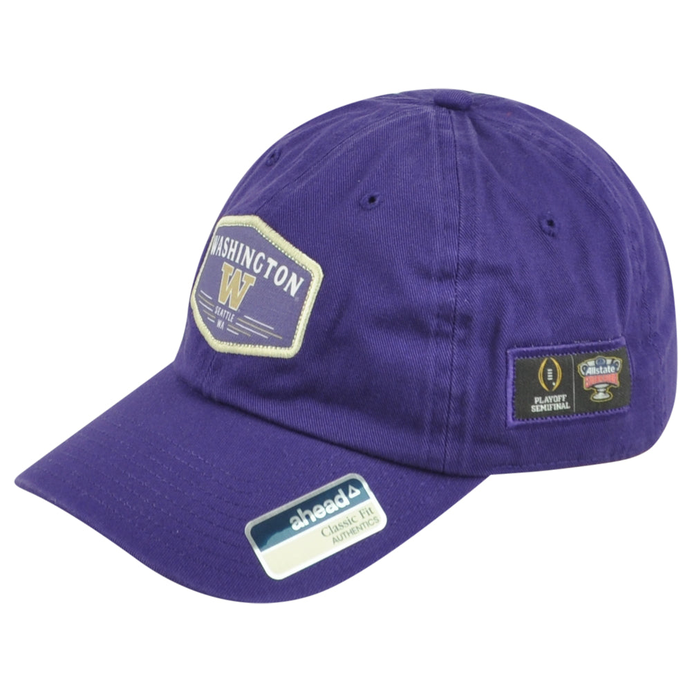 NCAA Ahead Washington Huskies Sugar Bowl Relaxed Classic Adjustable Man Hat Cap