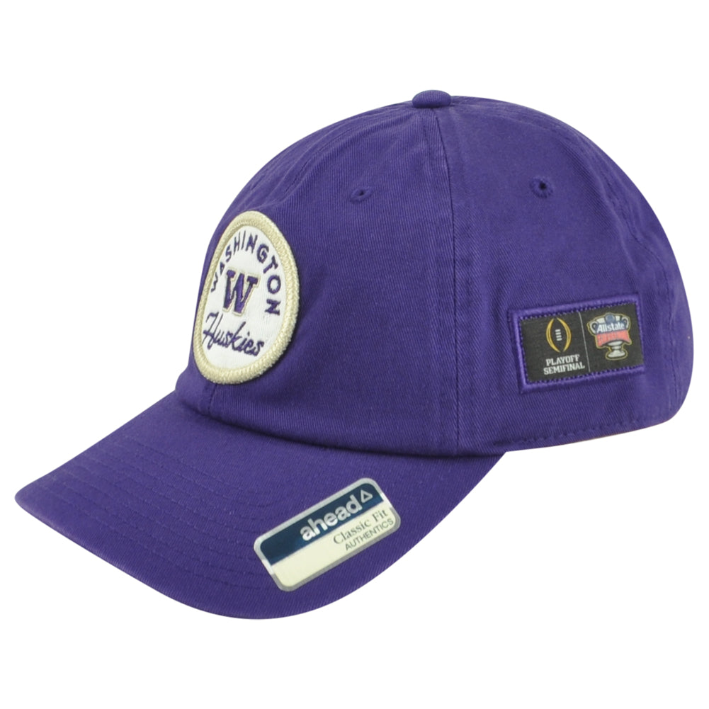NCAA Ahead Washington Huskies Sugar Bowl Playoff Relaxed Clip Buckle Hat Cap