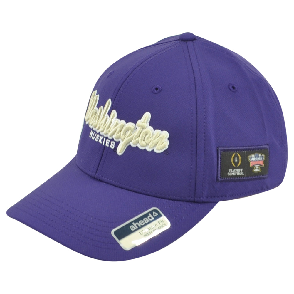 NCAA Ahead Washington Huskies Sugar Bowl Playoff Ultimate Fit Adjustable Hat Cap
