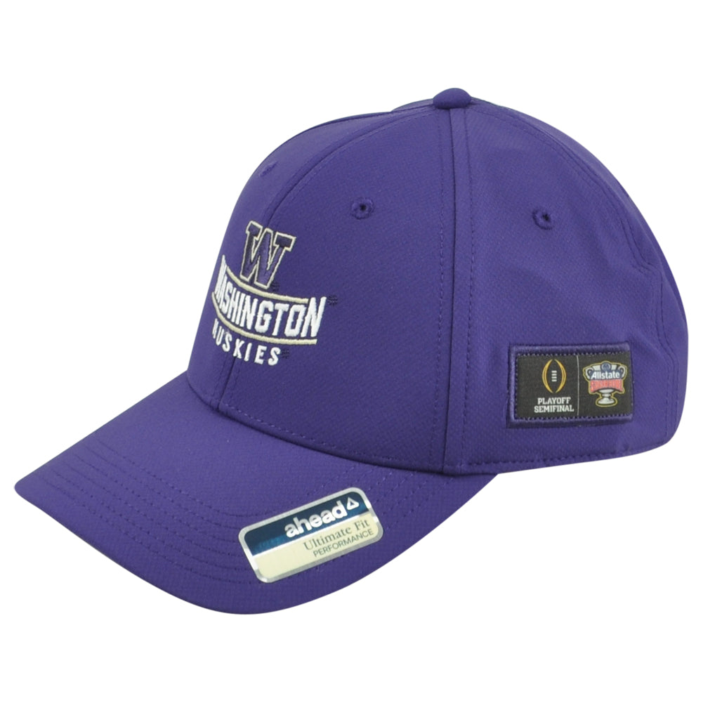 NCAA Ahead Washington Huskies Sugar Bowl Ultimate Structured Adjustable Hat Cap