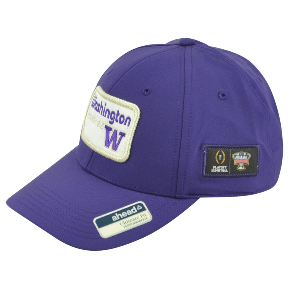 NCAA Ahead Washington Huskies Sugar Bowl Ultimate Fit Purple Adjustable Hat Cap