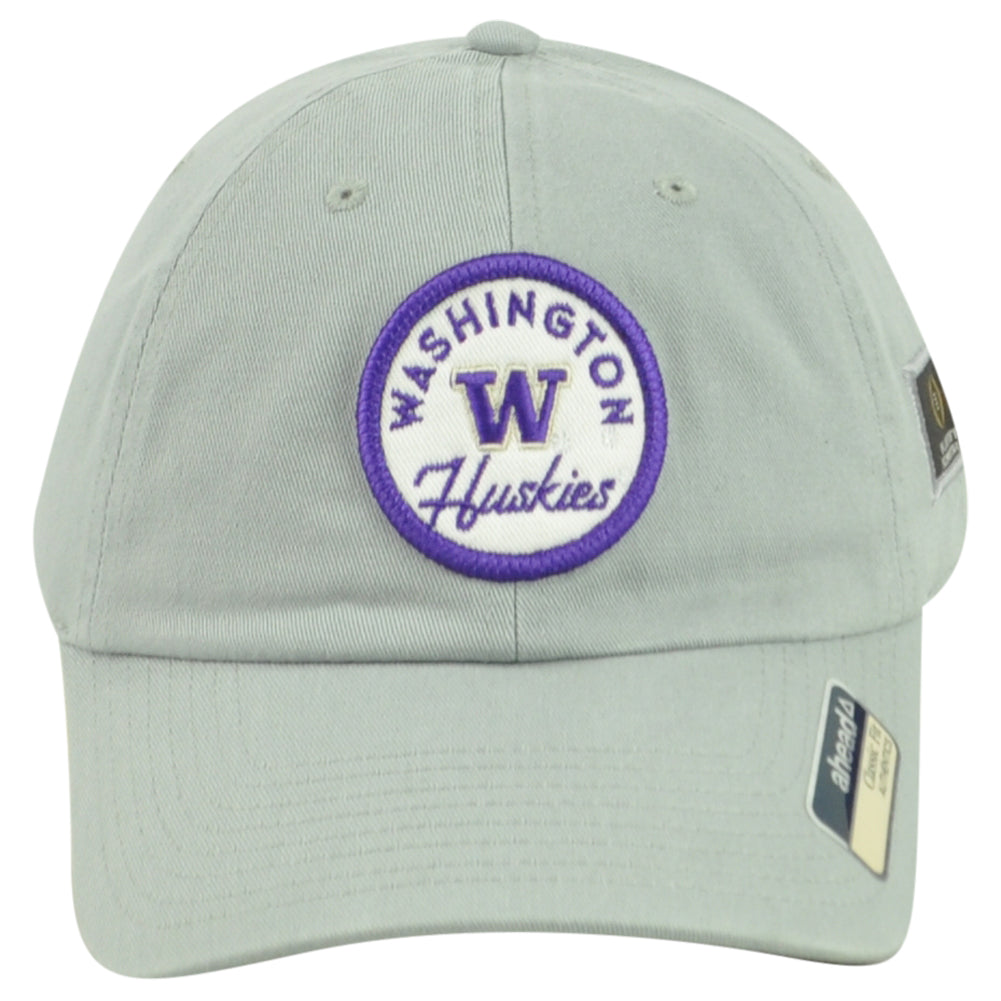 NCAA Ahead Washington Huskies Semifinals Gray Man Classic Fit Adjustable Hat Cap