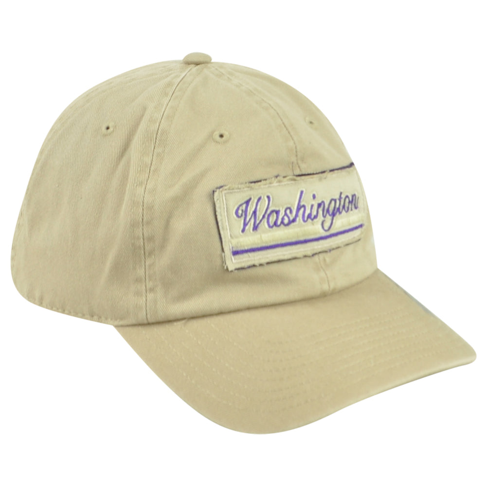 NCAA Ahead Washington Huskies Semifinals Patch Man Mid Fit Adjustable Hat Cap
