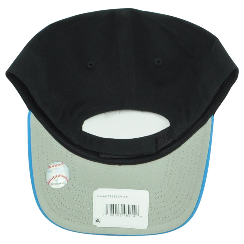 MLB Fan Favorite Miami Marlins Curved Adults Men Structured Adjustable Hat Cap