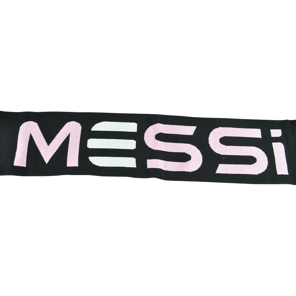 MLS Adidas Inter Miami Lionel Messi JJ4393 Fringe Scarf Winter Fashion Adults