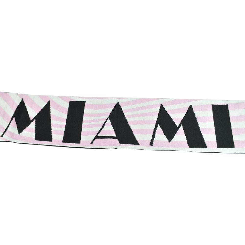 MLS Adidas Inter Miami Lionel Messi JJ4393 Fringe Scarf Winter Fashion Adults