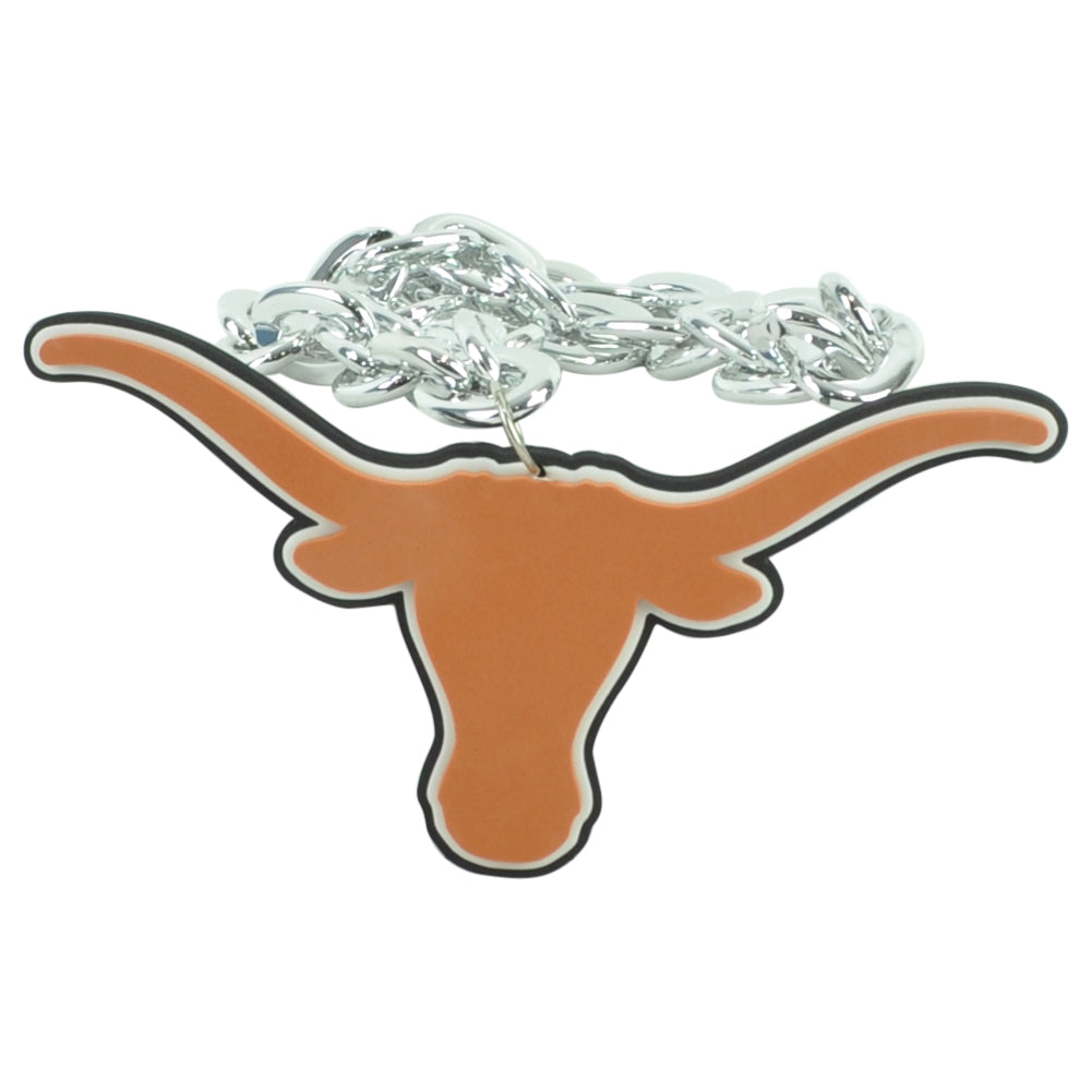 NCAA Texas Longhorn FanChain 3D Sign Chain Necklace Accesories Sports Foam