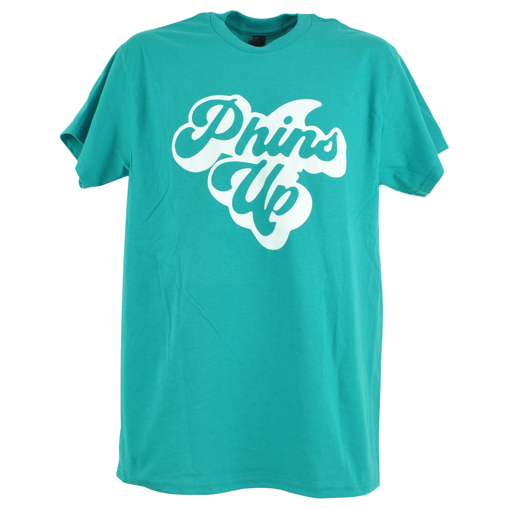 Miami Dolphins Football Phins up Teal Short Sleeve Adults Men Tshirt Tee