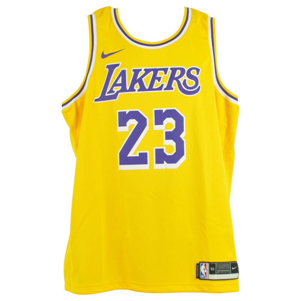 NBA Nike Los Angeles Lakers Lebron James #23 Ed 2020 Swingman Jersey 52