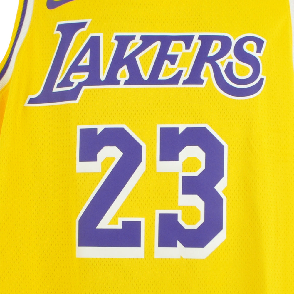 NBA Nike Los Angeles Lakers Lebron James #23 Ed 2020 Swingman Jersey 52