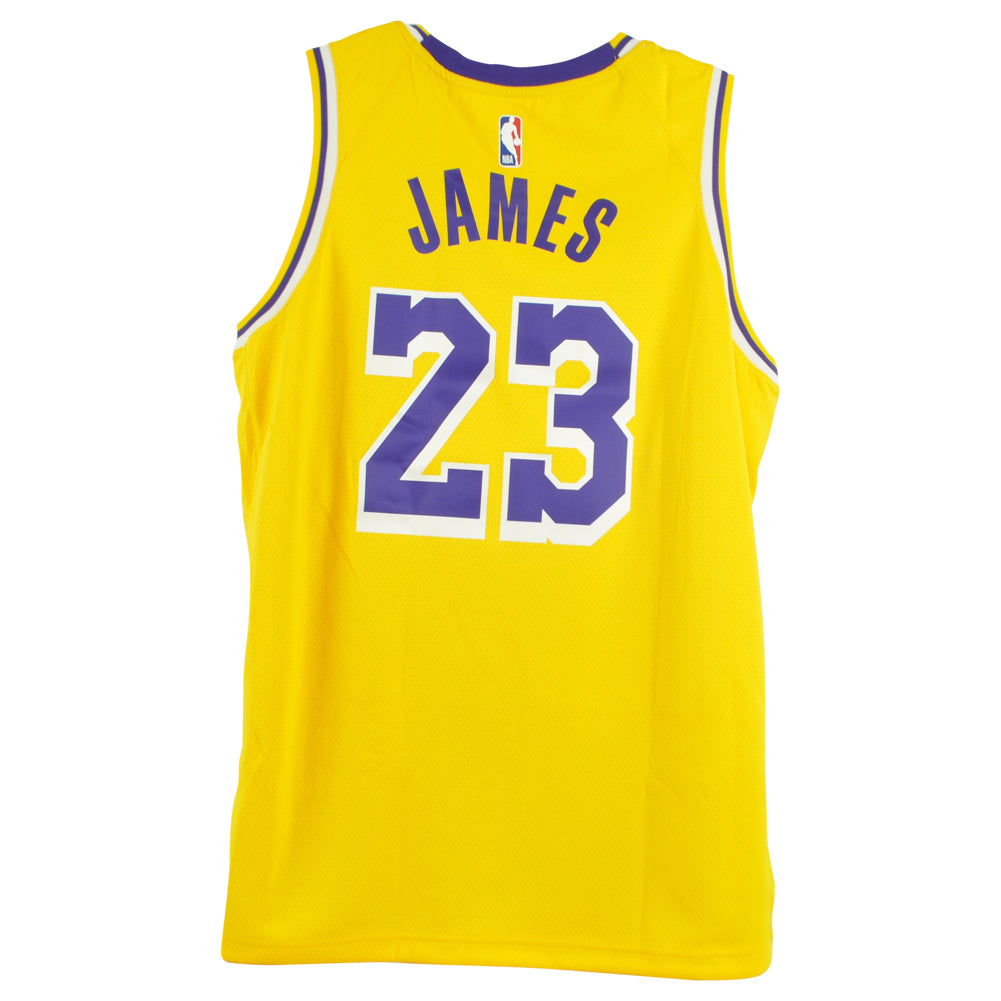 NBA Nike Los Angeles Lakers Lebron James #23 Ed 2020 Swingman Jersey 52