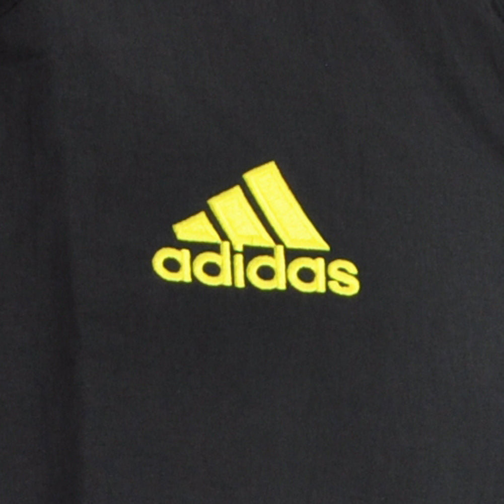 Adidas Lionel Messi Black Zipper Long Sleeve Football Soccer Woven Jacket
