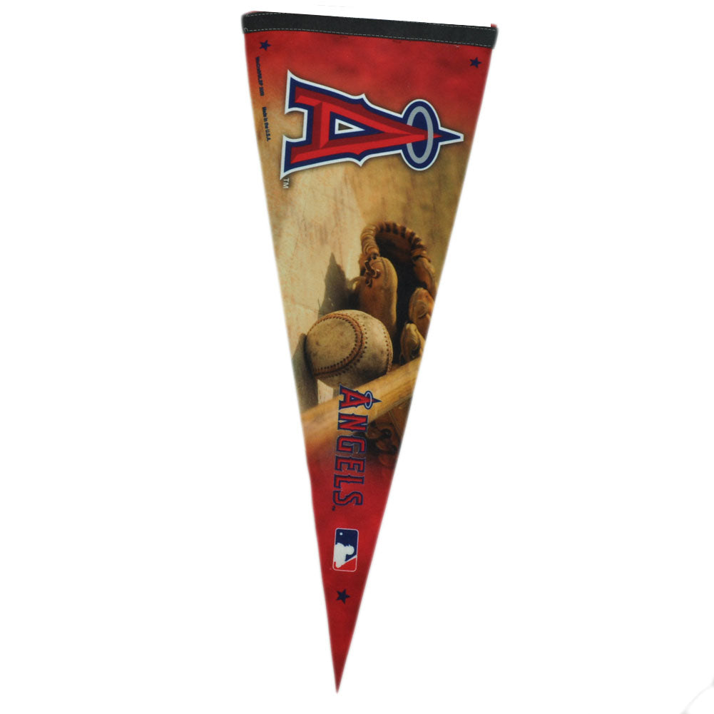 MLB Los Angeles Angels Felt Pennant 30"x11" Fan Banner Room Office Game Decor