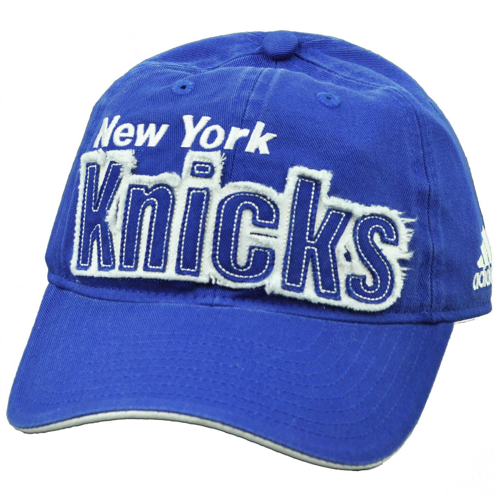 NBA New York Knicks ET34 Slouch Royal Blue Hat Cap Relaxed Sun Buckle Sports