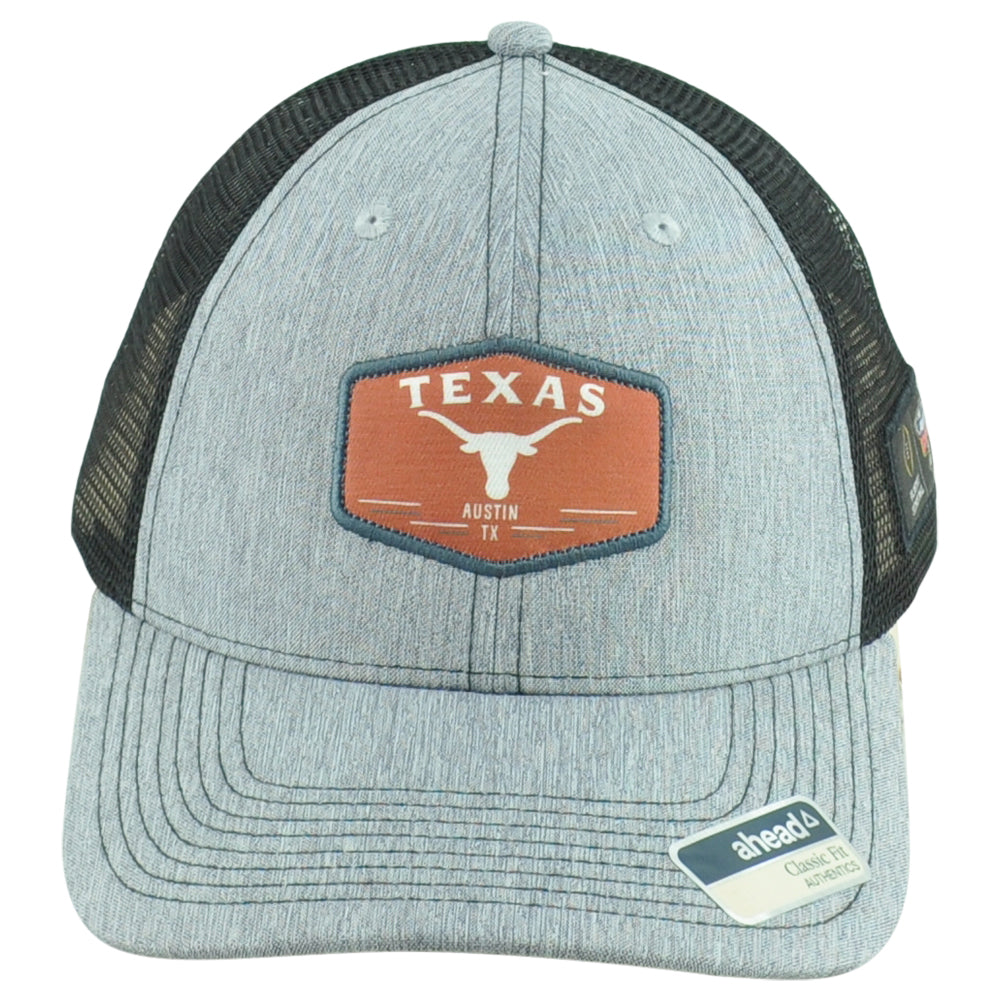NCAA Ahead Texas Longhorns Playoff Trucker Mesh Adjustable Structured Hat Cap