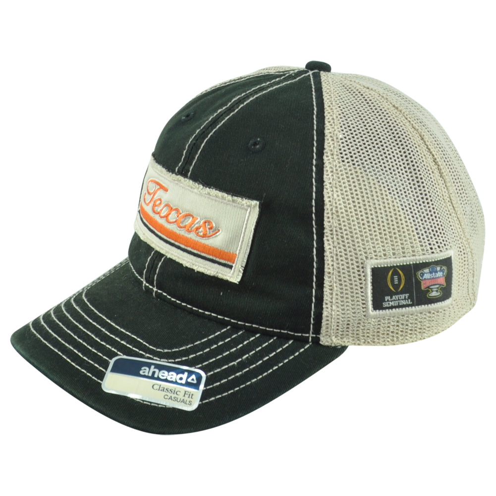 NCAA Ahead Texas Longhorns Playoff Relaxed Trucker Mesh Snapback Adults Hat Cap