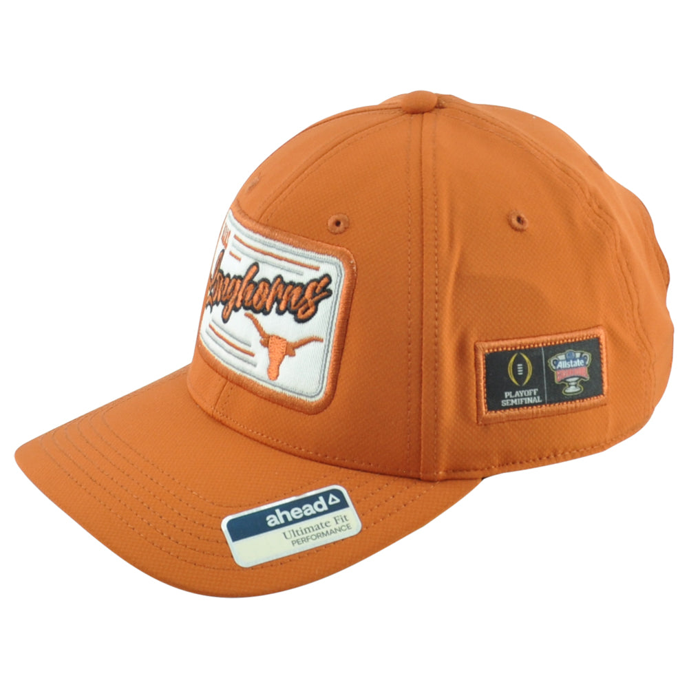 NCAA Ahead Texas Longhorns Playoff Performance Adjustable Curved Bill Hat Cap