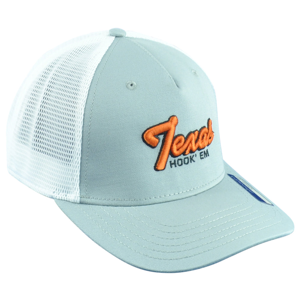 NCAA Ahead Texas Longhorns Hook' Em Playoff Trucker Mesh Curved Bill Men Hat Cap