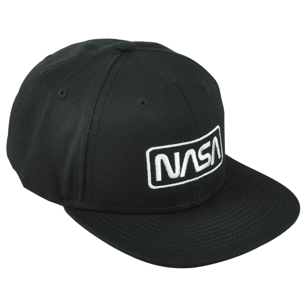 NASA National Aeronautic Space Administration Center Snapback Flat Bill Hat Cap