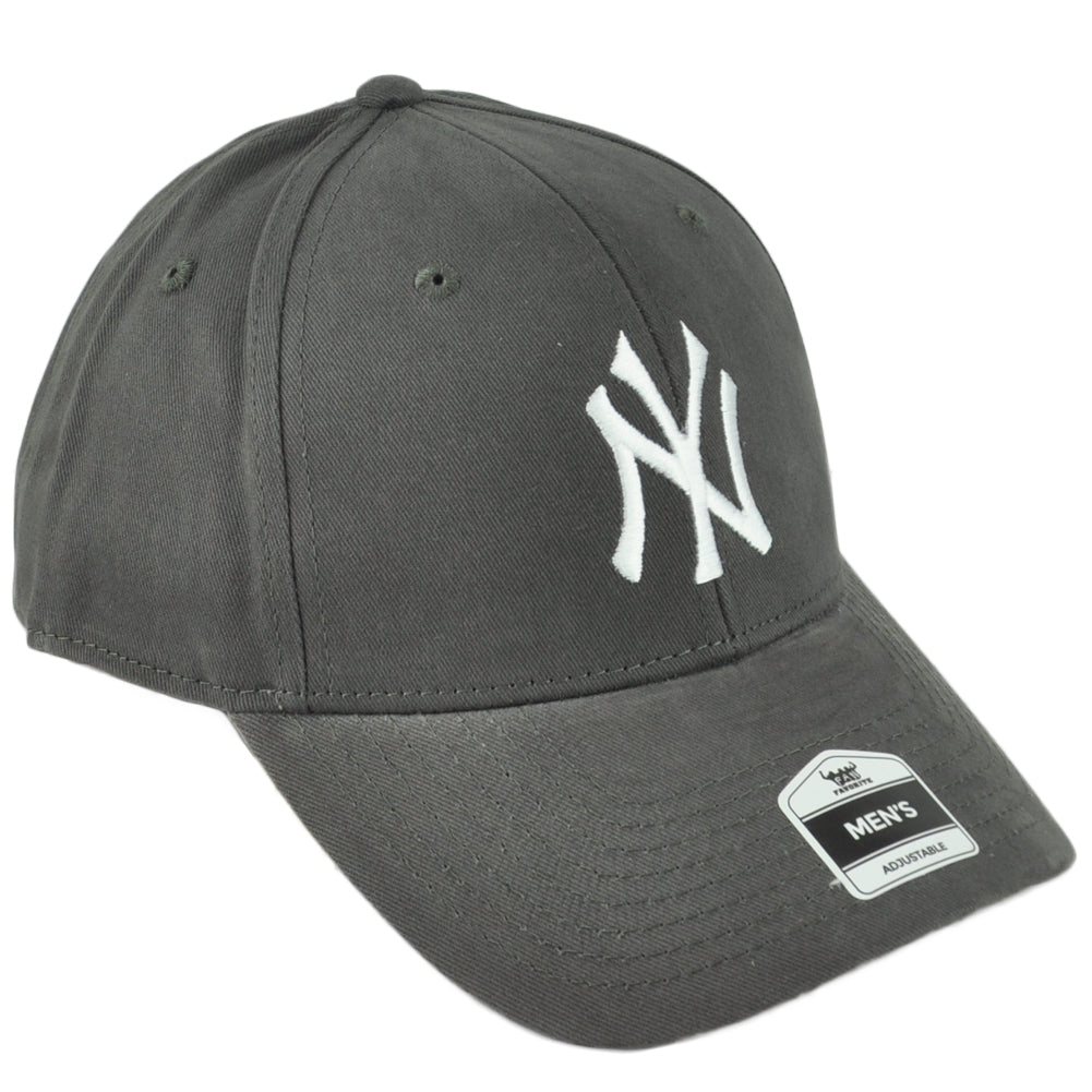 MLB Fan Favorite New York Yankees Men Dark Grey Structured Adjustable Hat Cap