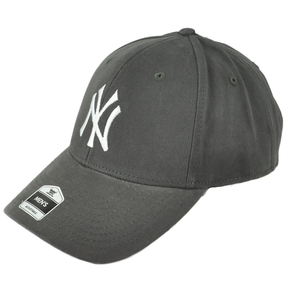 MLB Fan Favorite New York Yankees Men Dark Grey Structured Adjustable Hat Cap