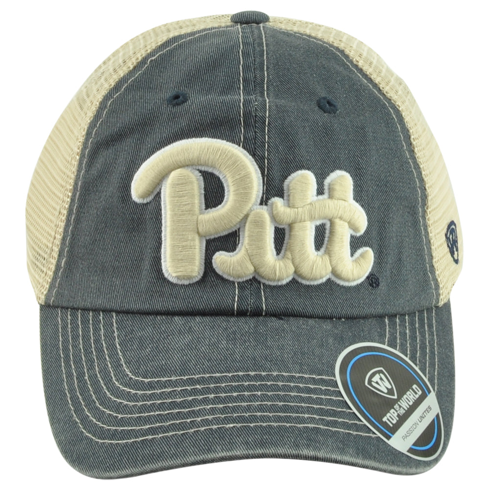 NCAA TOW Pittsburgh Panthers Pitt Trucker Mesh Adjustable Curved Bill Hat Cap