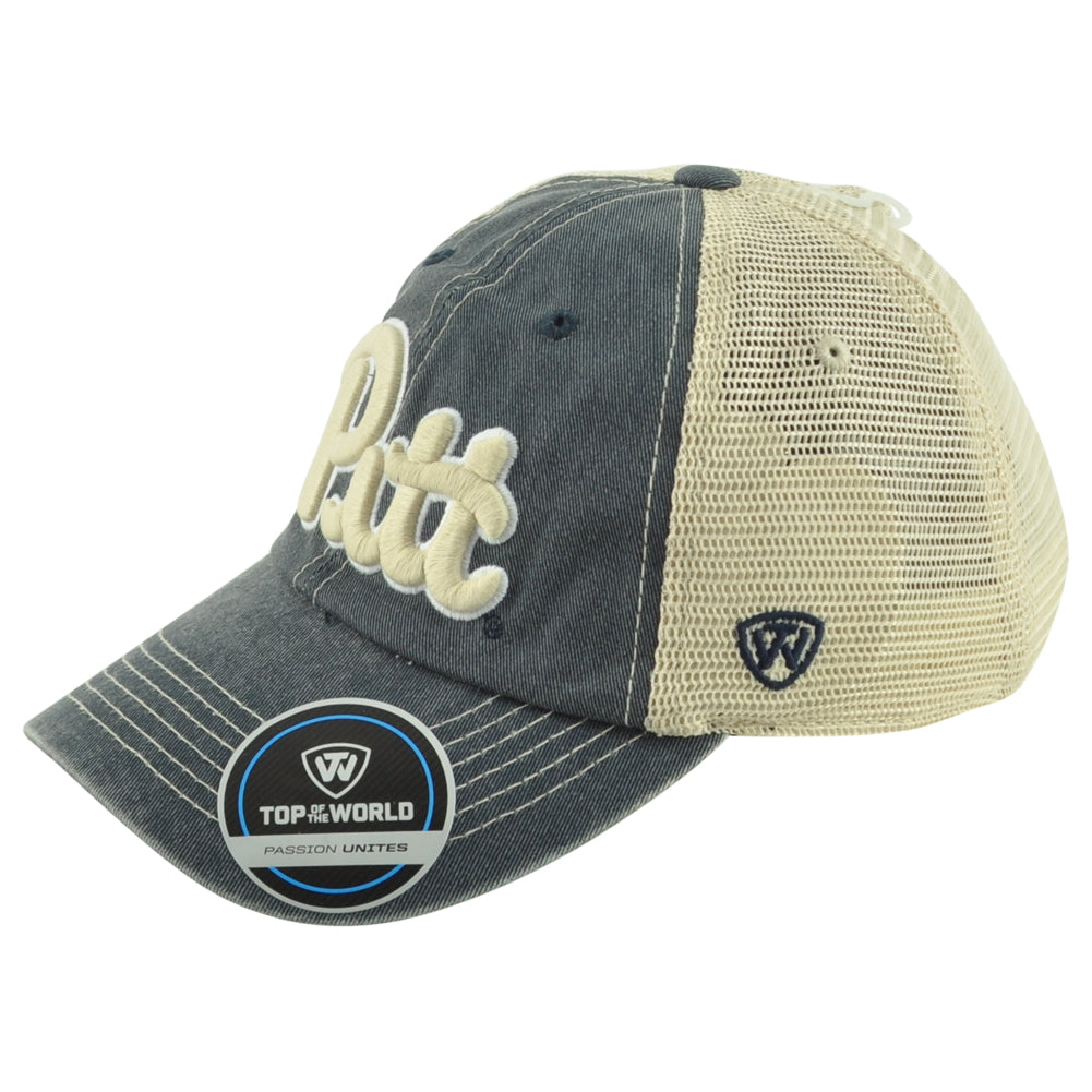 NCAA TOW Pittsburgh Panthers Pitt Trucker Mesh Adjustable Curved Bill Hat Cap