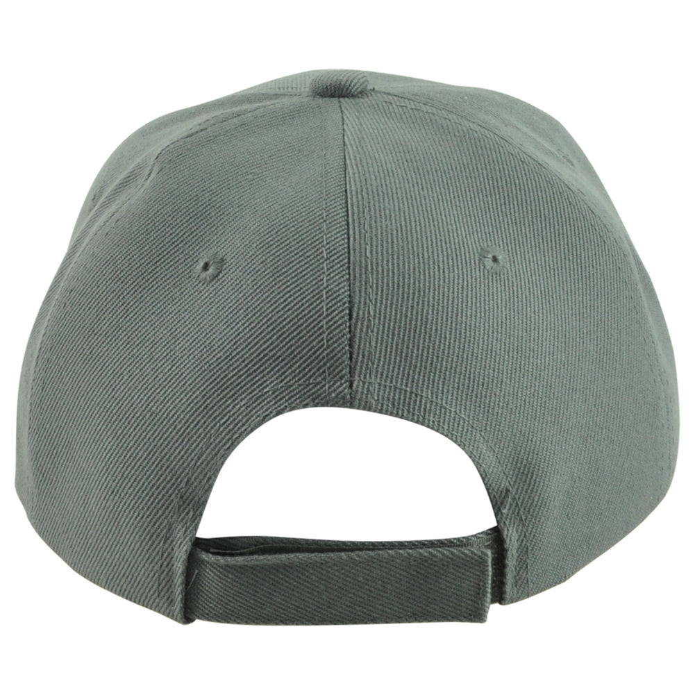 NBA San Antonio Spurs Logo Adults Curved Bill Gray Adjustable Structured Hat Cap
