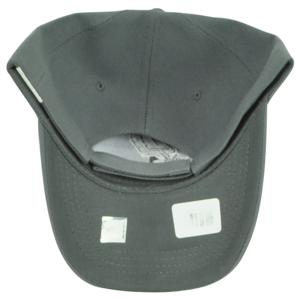 NBA San Antonio Spurs Logo Adults Curved Bill Gray Adjustable Structured Hat Cap