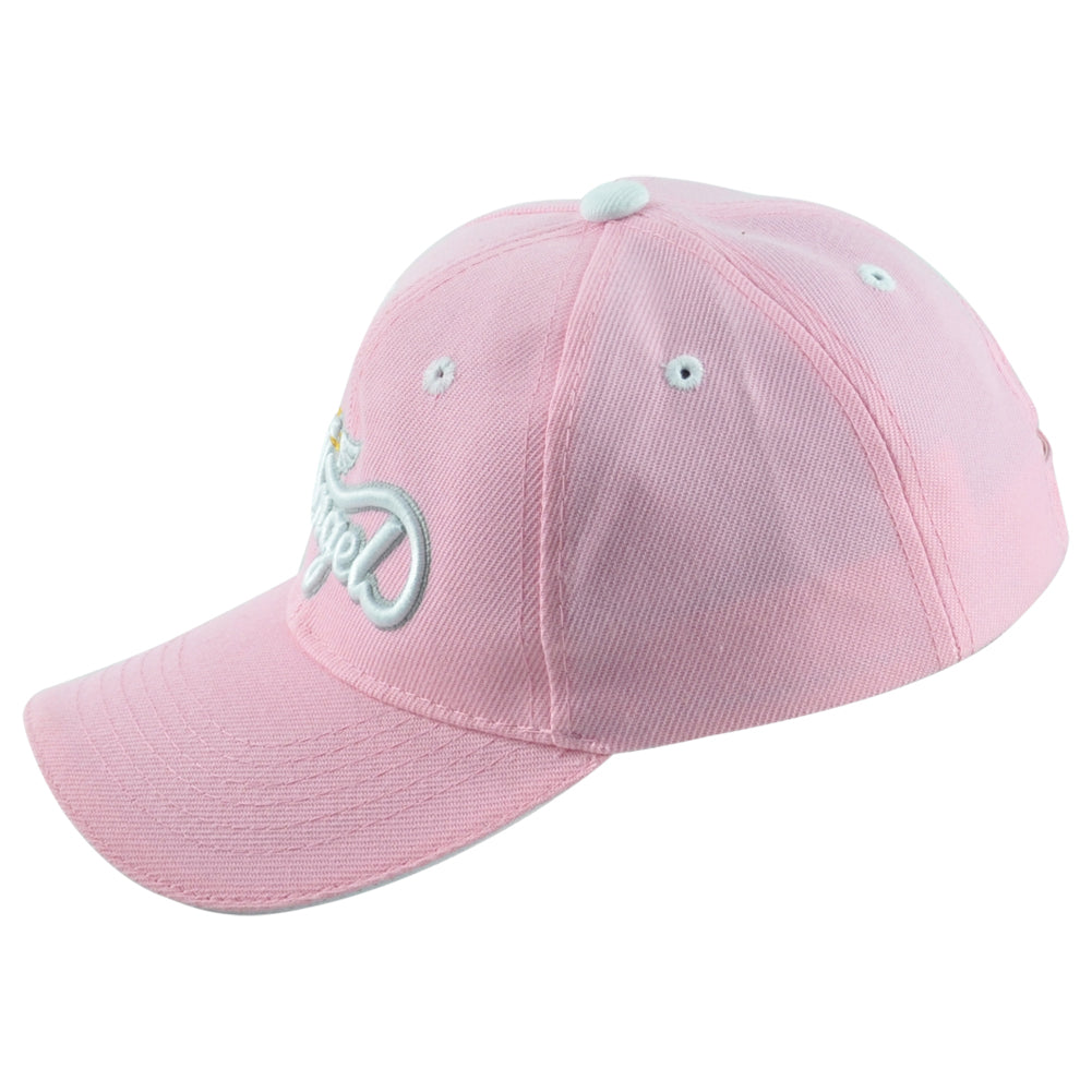 Angel Wings Girls Teens Youth Pink Fashion Adjustable Curved Bill Hat Cap