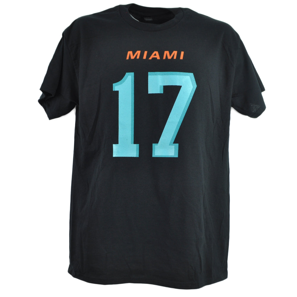 Miami Dolphins Jaylen Waddle #17 Short Sleeve Man Adults Tshirt Tee