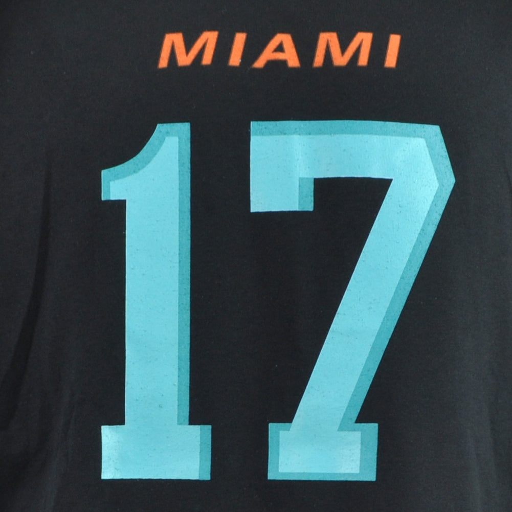 Miami Dolphins Jaylen Waddle #17 Short Sleeve Man Adults Tshirt Tee