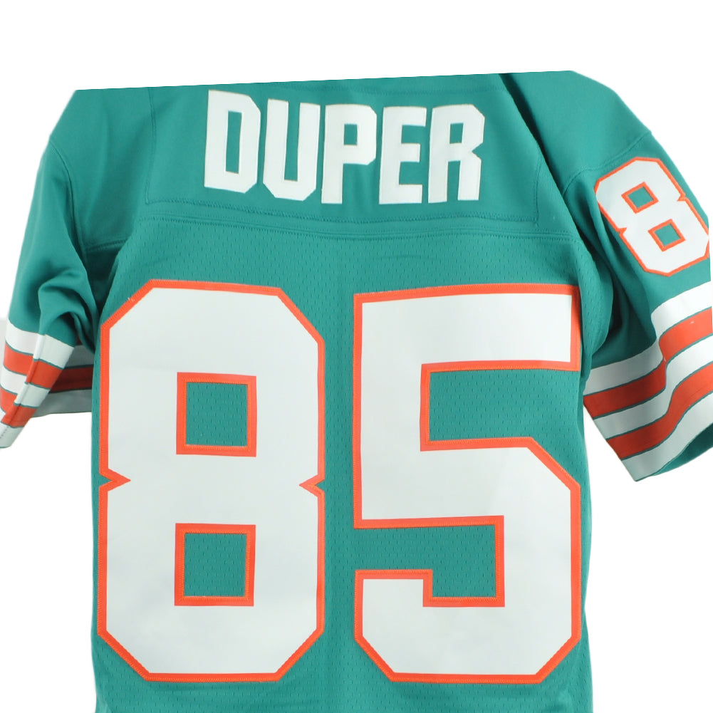 NFL Mitchell & Ness Throwback 84 Miami Dolphins Mark Duper #85 Teal Jersey