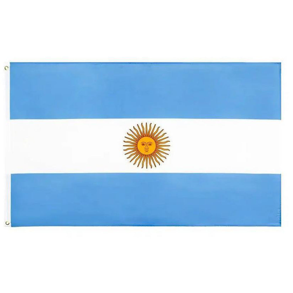 Argentina Country Decoration Soccer Fan Sport Polyester RN148714 3x5ft Poly Flag