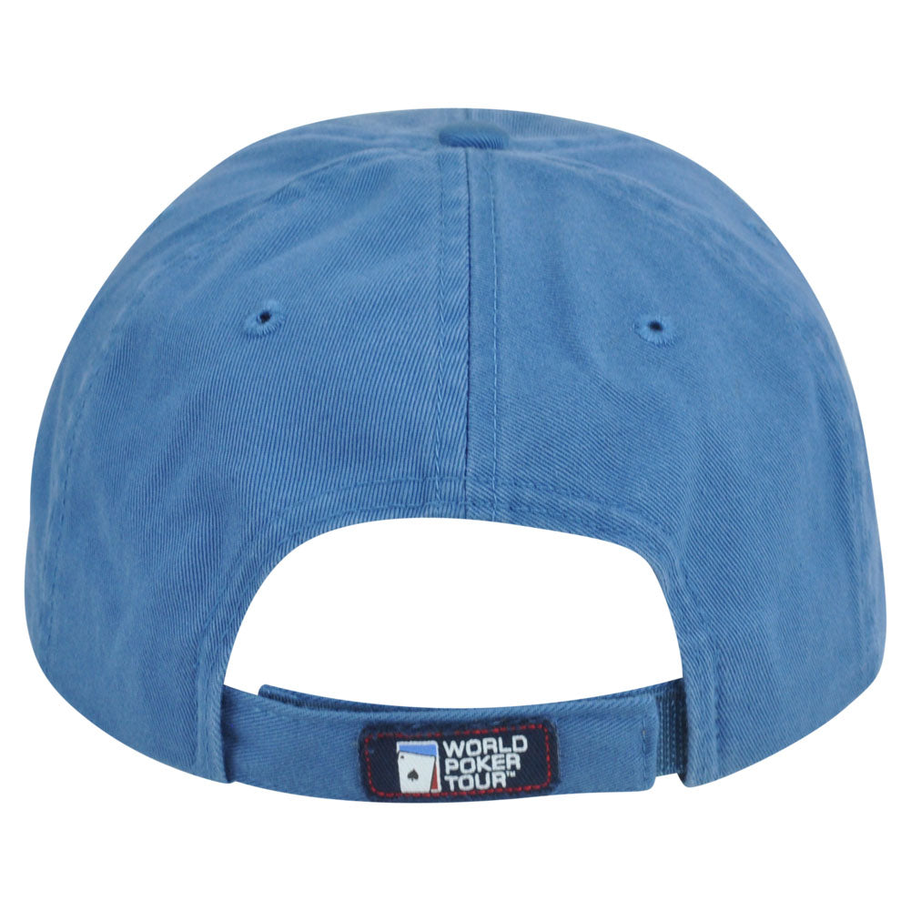 Ladies Man Texas Hold Em World Poker Tour Distressed Cards Gambling Rips Hat Cap