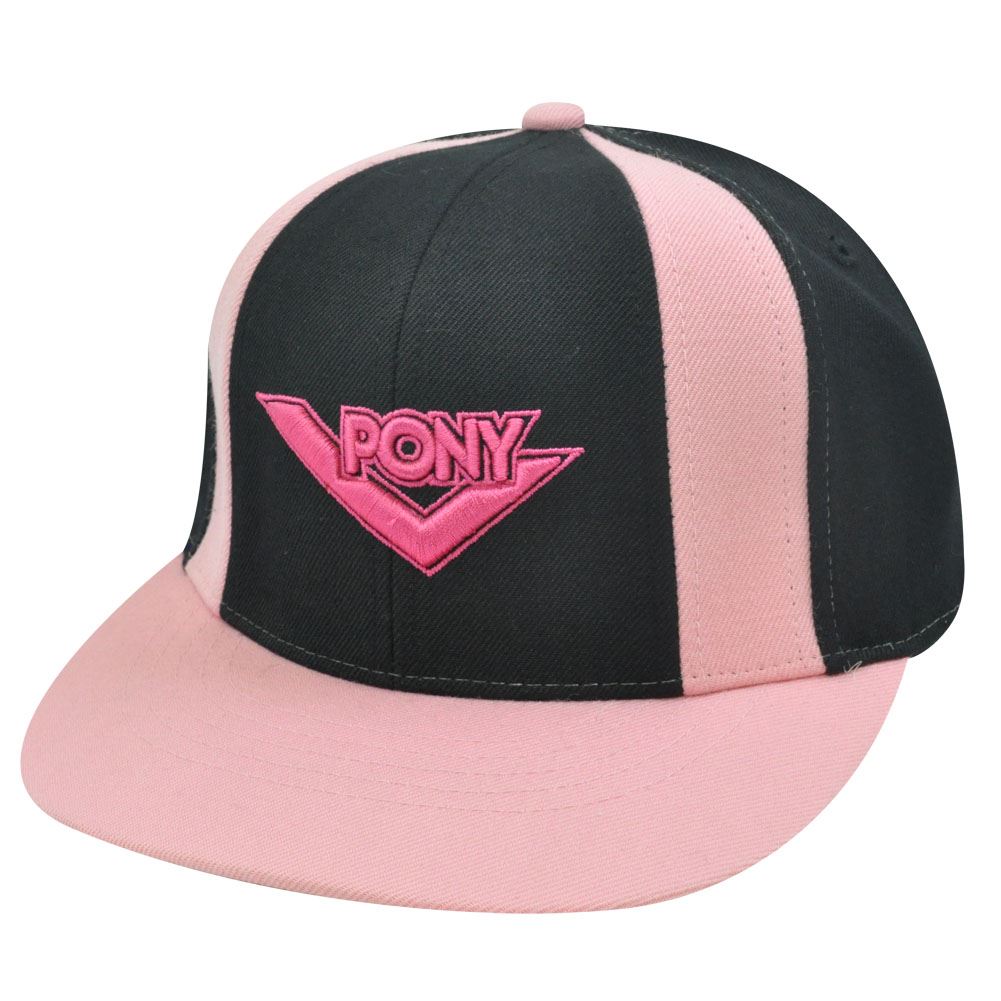 PONY BLACK PINK HOT HAT CAP FLAT BILL UNISEX
