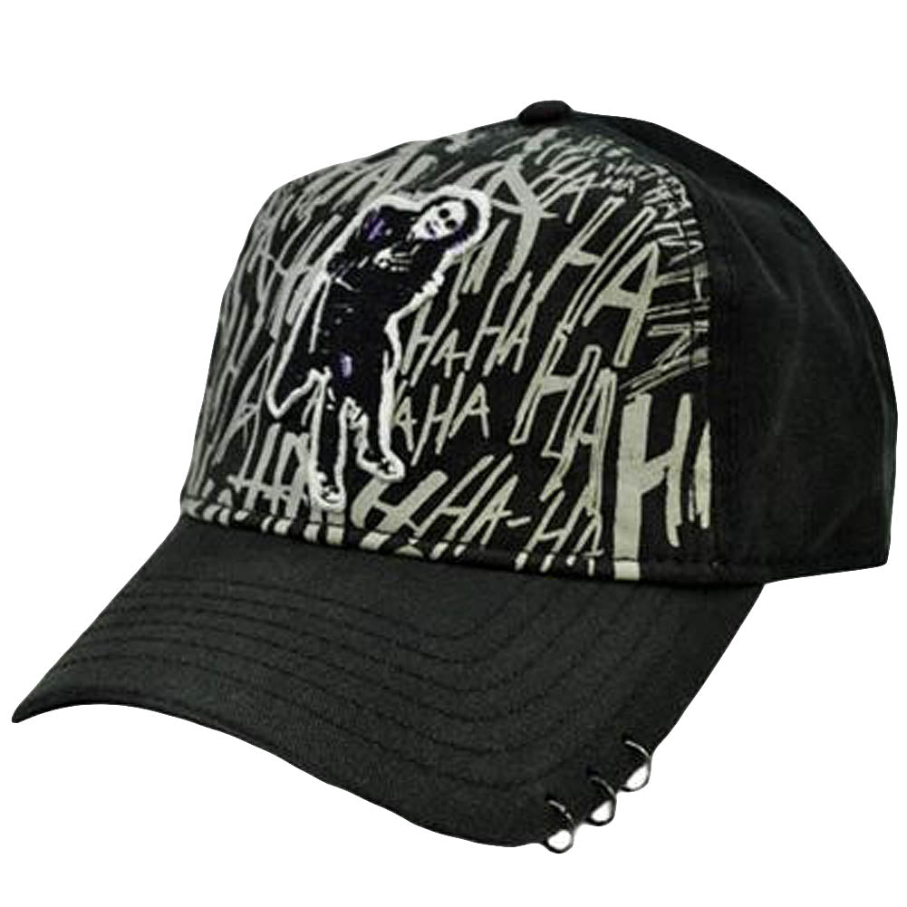 Batman DC Comics The Dark Knight Joker Heath Ledger Black Gray Hat Cap